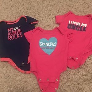 Lot of 3 onesies